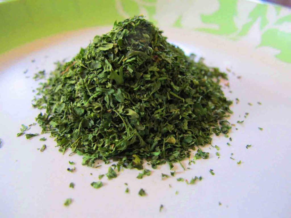 Cilantro Mincing